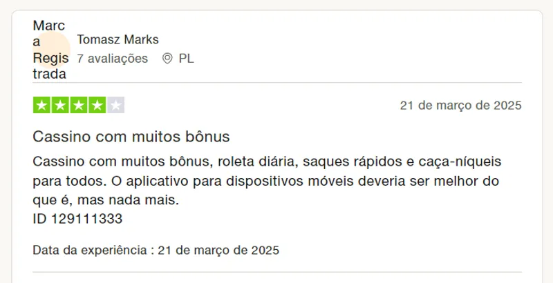 Jogador elogia sistema de bónus da MostBet