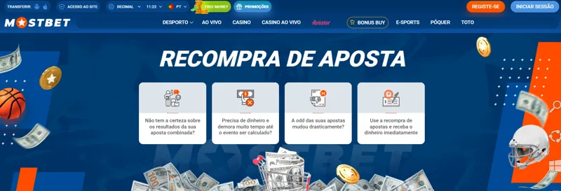 Promoção “Bet Buyout” da MostBet