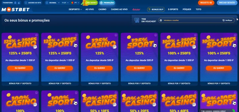 Bónus para clientes MostBet