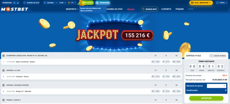 Totalizador da MostBet