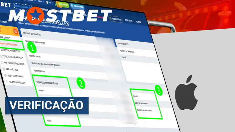 A verificação na MostBet é necessária para confirmar a identidade do jogador.