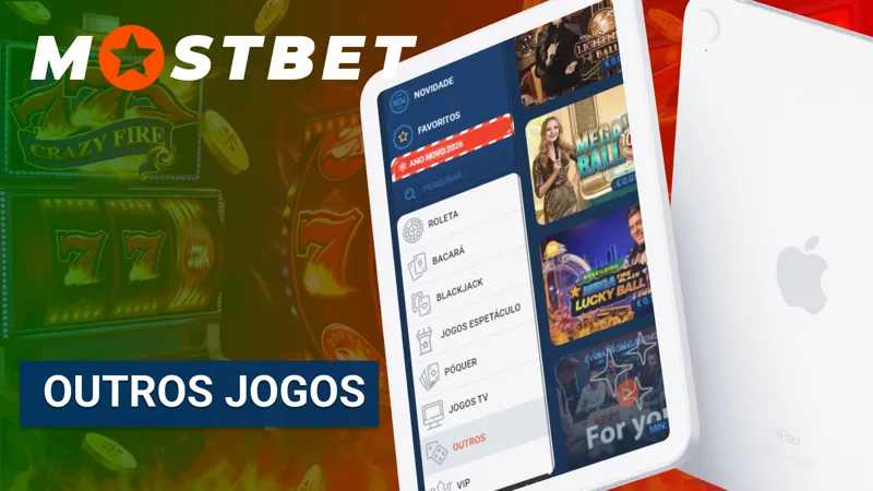 Os outros jogos do MostBet incluem diferentes formatos de entretenimento além das categorias principais.