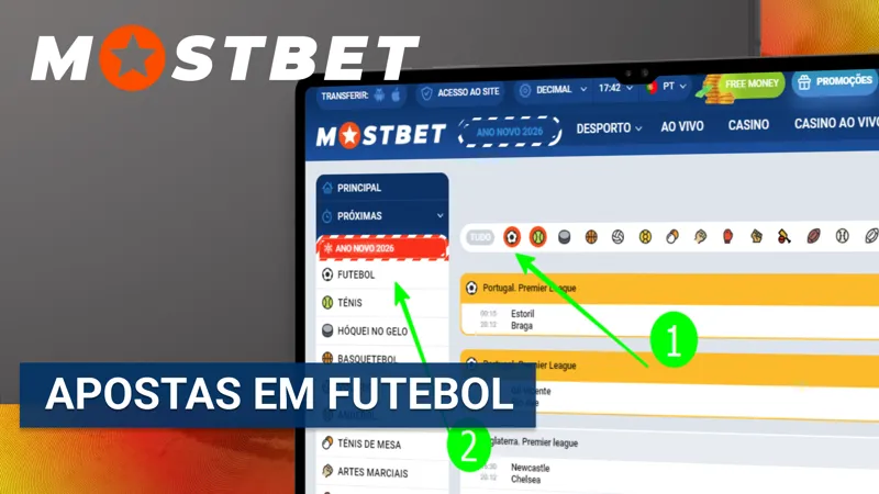 As apostas em futebol na MostBet cobrem ligas nacionais e competições internacionais.