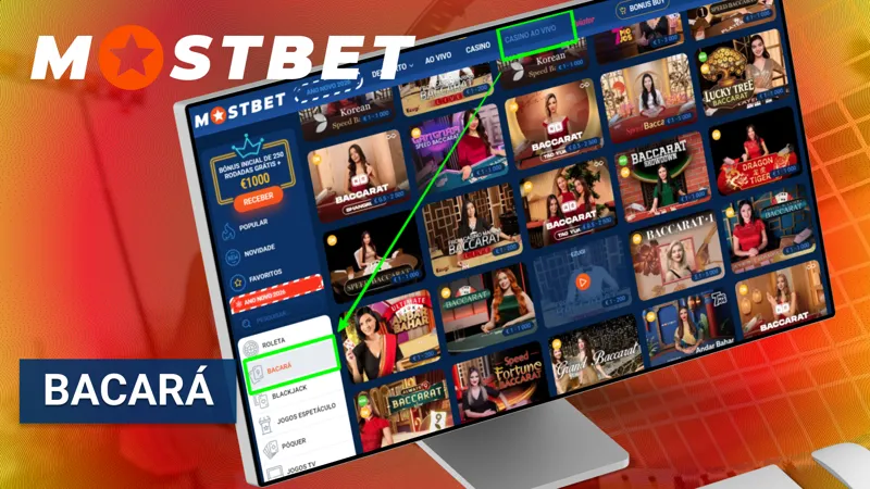 O bacará no MostBet Live Casino está disponível com regras clássicas e crupiês profissionais.