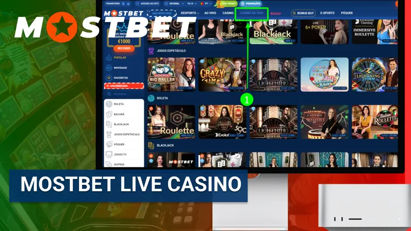 O MostBet Live Casino oferece jogos ao vivo com crupiês reais e transmissão em tempo real.