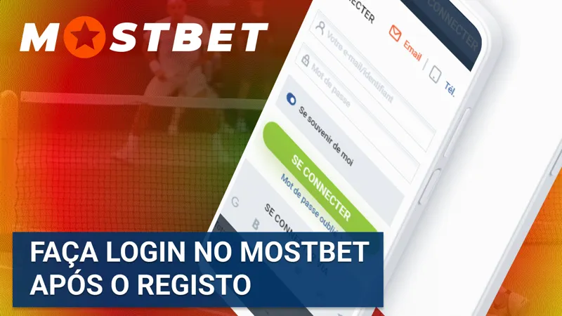 Fazer login no MostBet após o registo permite aceder à conta de jogador.